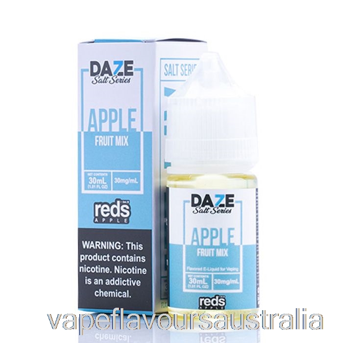 Vape Australia Fruit Mix - Red's Apple E-Juice - 7 Daze SALT - 30mL 50mg